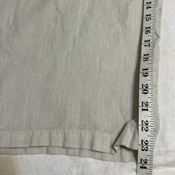 Wrap London 100% Linen Wide Leg Pants Women’s Size 6 Smocked Waist Casual - Picture 10 of 11